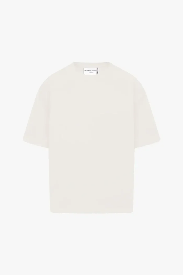 Sevenheavens Heavy Blank T Shirt Cream (3)