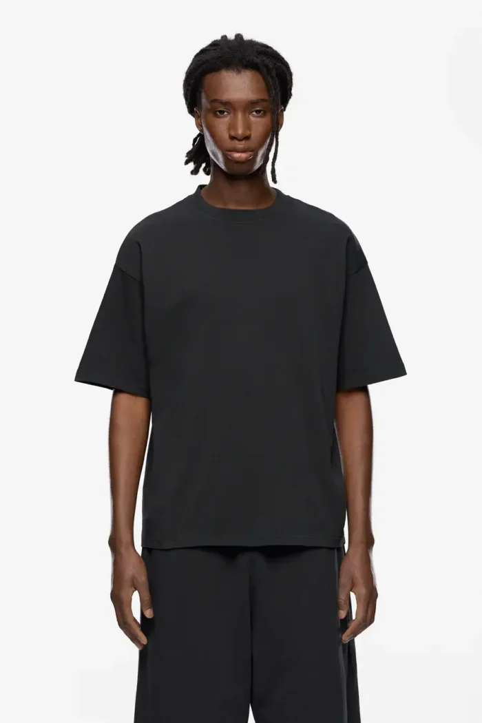 Sevenheavens Heavy Blank T Shirt Washed Black (2)
