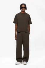 Sevenheavens Heavy Blank T Shirt Washed Dark Brown (1)