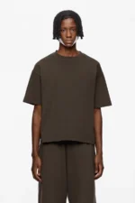 Sevenheavens Heavy Blank T Shirt Washed Dark Brown (3)