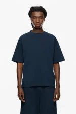 Sevenheavens Heavy Blank T Shirt Washed Dark Navy (3)