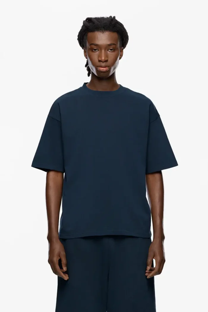 Sevenheavens Heavy Blank T Shirt Washed Dark Navy (3)