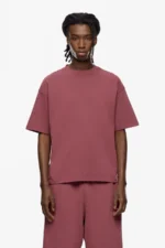 Sevenheavens Heavy Blank T Shirt Washed Red (2)