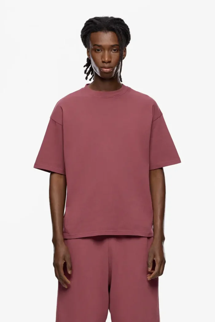 Sevenheavens Heavy Blank T Shirt Washed Red (2)