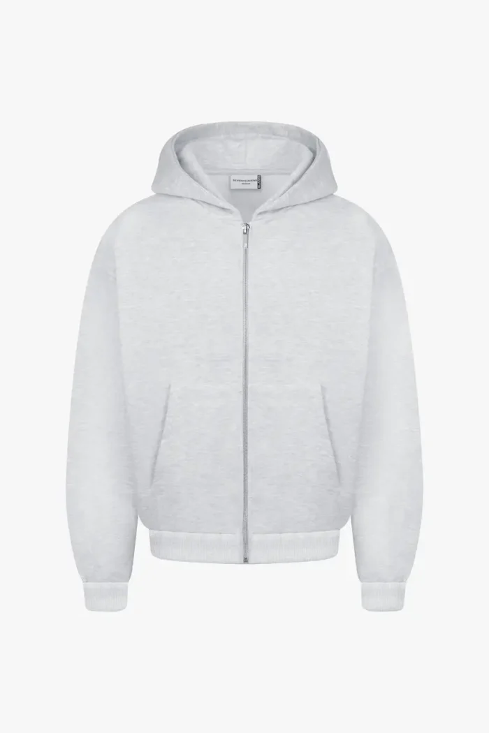 Sevenheavens Heavy Blank Zip Hoodie (9)