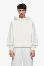 Sevenheavens Heavy Blank Zip Hoodie Cream (6)