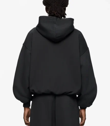 Sevenheavens Washed Blank Hoodie Black (2)