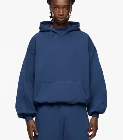 Sevenheavens Washed Blank Hoodie Blue (3)