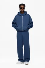 Sevenheavens Washed Blue Blank Zip Hoodie (2)