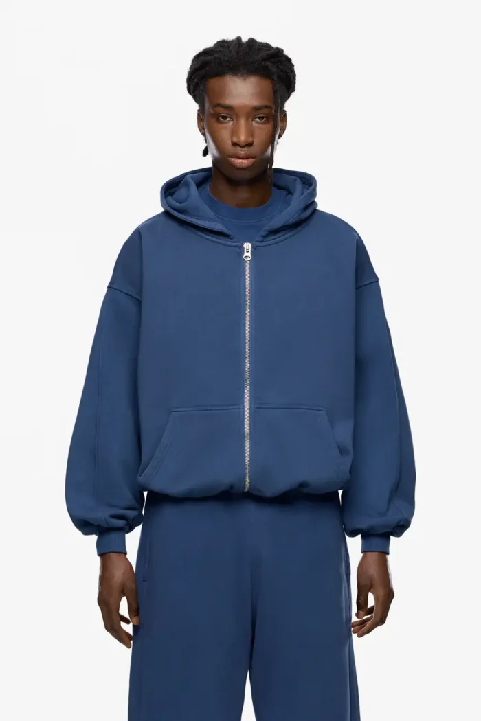 Sevenheavens Washed Blue Blank Zip Hoodie (5)