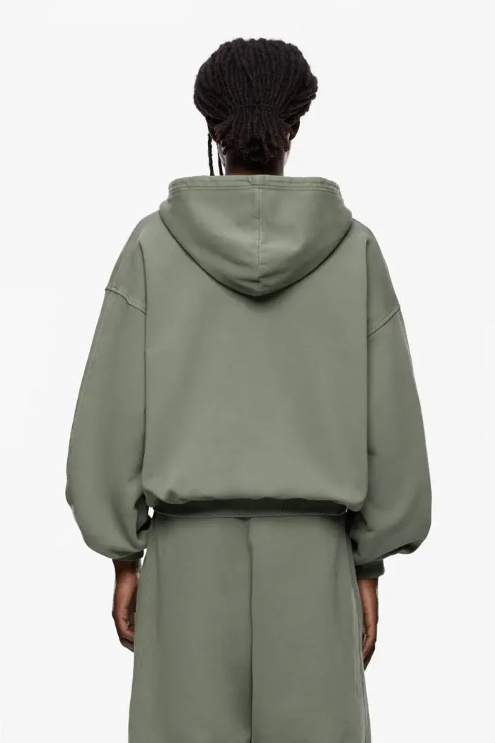 Sevenheavens Washed Khaki Washed Blank Zip Hoodie (2)