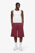 Sevenheavens Italian Sweat Shorts Burgundy 1.webp