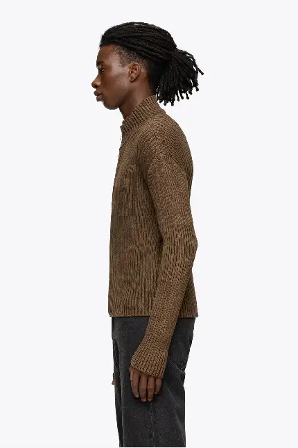 Sevenheavens Knitwear Jacket Acid Brown 4.webp