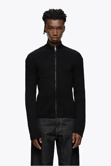 Sevenheavens Knitwear Jacket Black 4.webp