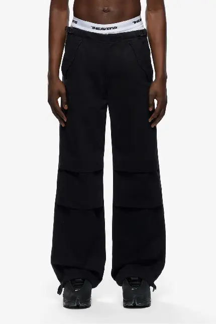 Sevenheavens Parachute Cargo Pants Black 5.webp