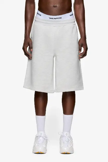 Sevenheavens Sweat Shorts Black Heather Grey 1.webp