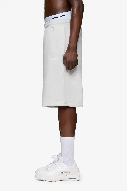 Sevenheavens Sweat Shorts Black Heather Grey 6.webp
